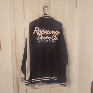 Rocawear 5XL Lightweight Black/White Jacket